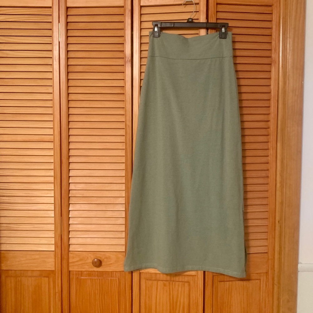 Green and White Patagonia Skirt